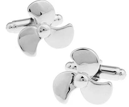 Cufflinks Retail Novelty Sail Design Blue White Color Sport Series Cufflinks for Men Cuff Links