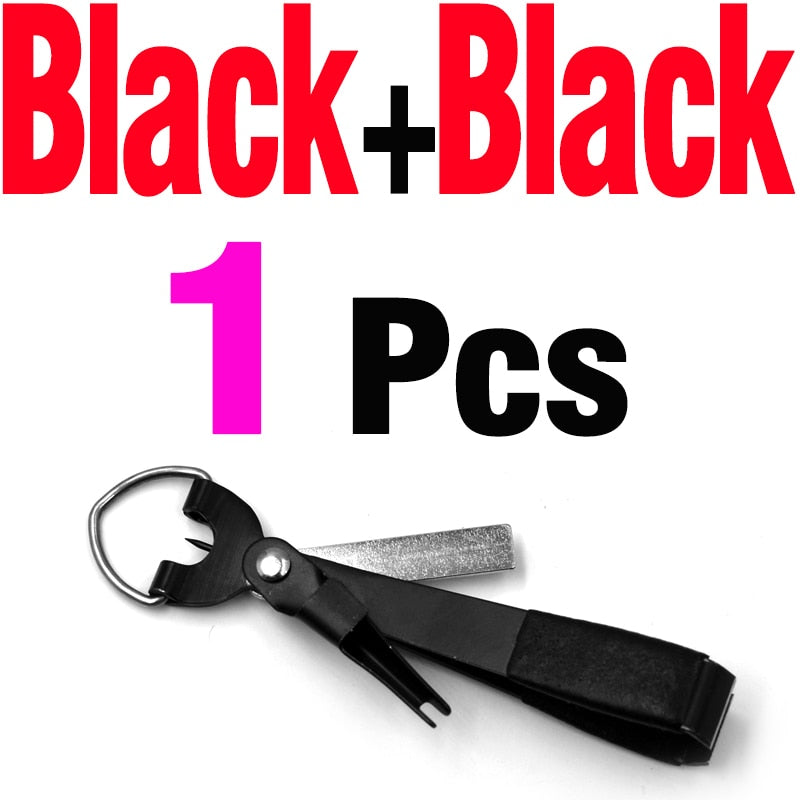 MNFT Pro Fast Tie Fishing Quick Knot Tool Nail Knotter Tying Line Cutter Clipper Nipper W/ Zinger Retractor Tackle Accessories