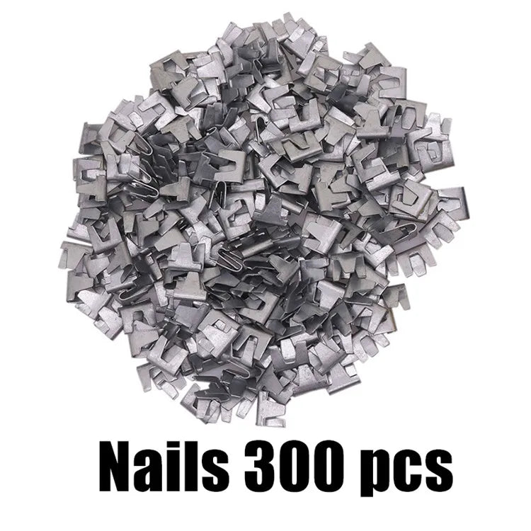 Chicken Quail Bird Rabbit Pet Cage Installation and Repair Tool Catch the Clamp Pliers Bayonet Nail 300 Nails 1 Pliers