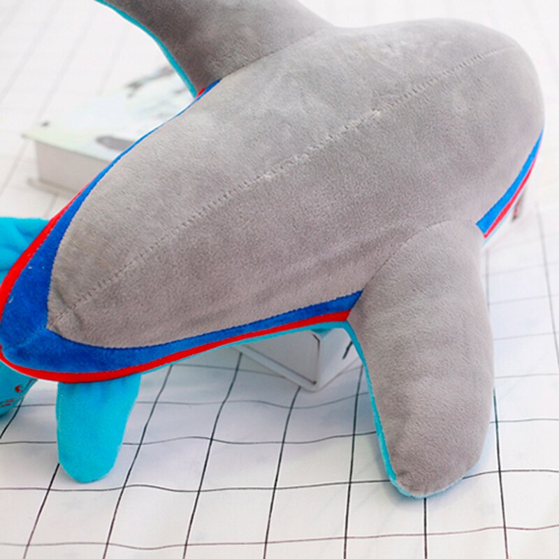 Simulation Plush Cat Rocket Airplane Toy Stuffed Lifelike Transportation Pillow Creative Boy Home Decor Toys for Children
