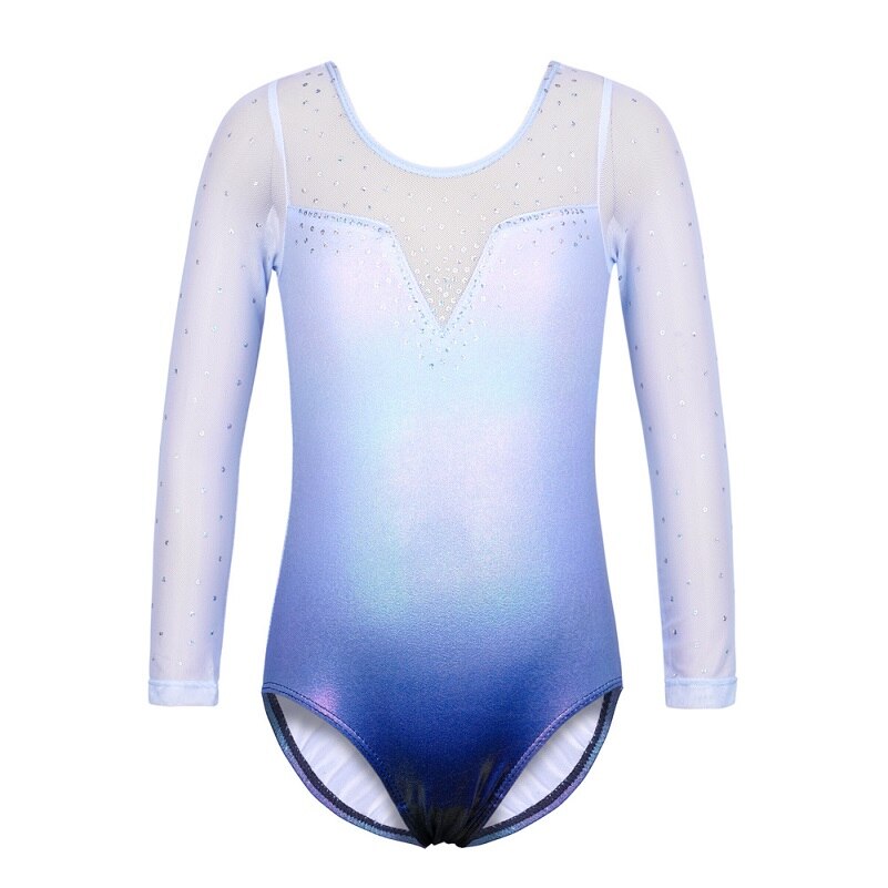 BAOHULU Toddler Teens Gymnastics Jumpsuit Long Sleeve Leotards for Girls Kids