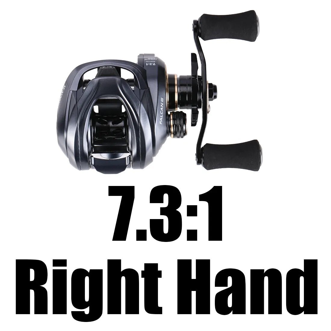 SeaKnight Brand FALCAN III Series Baitcasting Reel 7.3:1 8.1:1 Ultra-Light 180g MAX Drag Power 15LB Long Casting Fishing Reel