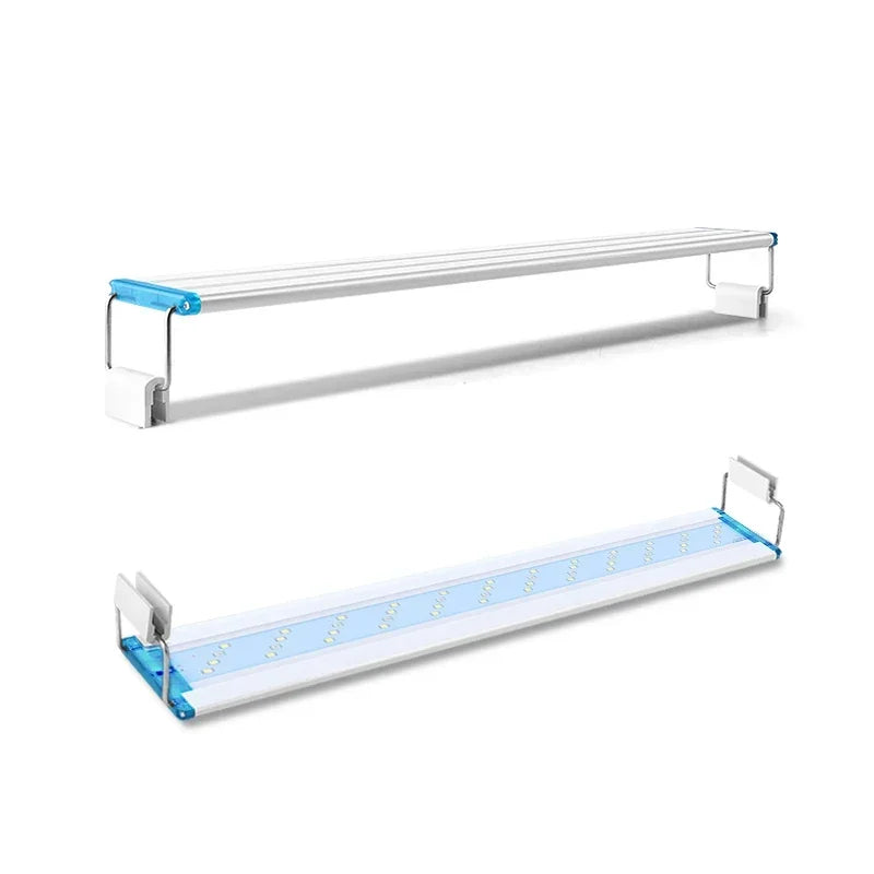 18-75cm Super Slim LEDs Aquarium Lighting Aquatic Plant Light Extensible Waterproof Clip on Lamp for Fish Tank 90-260v