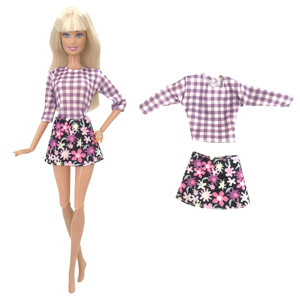 NK 1x Doll Ballet Dress for Barbie Doll Fashion Party Skirt Dollhouse Dancing Clothes for 1/6 BJD FR Doll Accessories Toys JJ