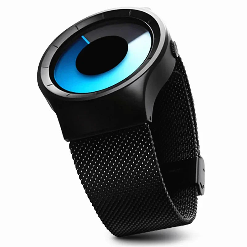 Creative Quartz Watches Men Top FASHION Brand Casual Stainless Steel Mesh Band Unisex Watch Clock Male Female Gentleman