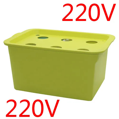 220v/110v Plants Site Hydroponic Systems 6 Holes Nursery Pots Soilless Vegetables Cultivation Seedling Growing Box With Air Pump