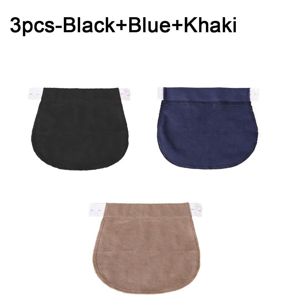 1-3Pcs Women Pregnancy Waistband Belt Adjustable Elastic Maternity Lengthening Waist Extender Clothing Pants for Pregnant Women