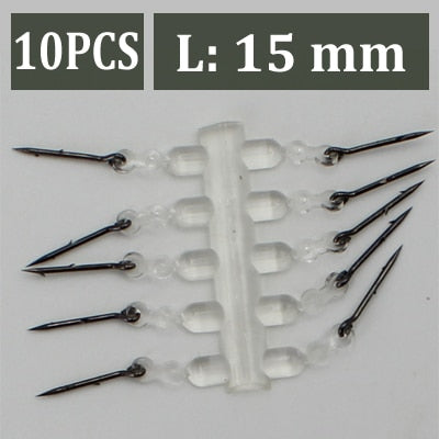 Metal Bait Spike Carp Fishing Accessories Bait Sting Boilies Pin With Clear Rubber Corn Ronnie Hair Rig Carp Feeder Tackle