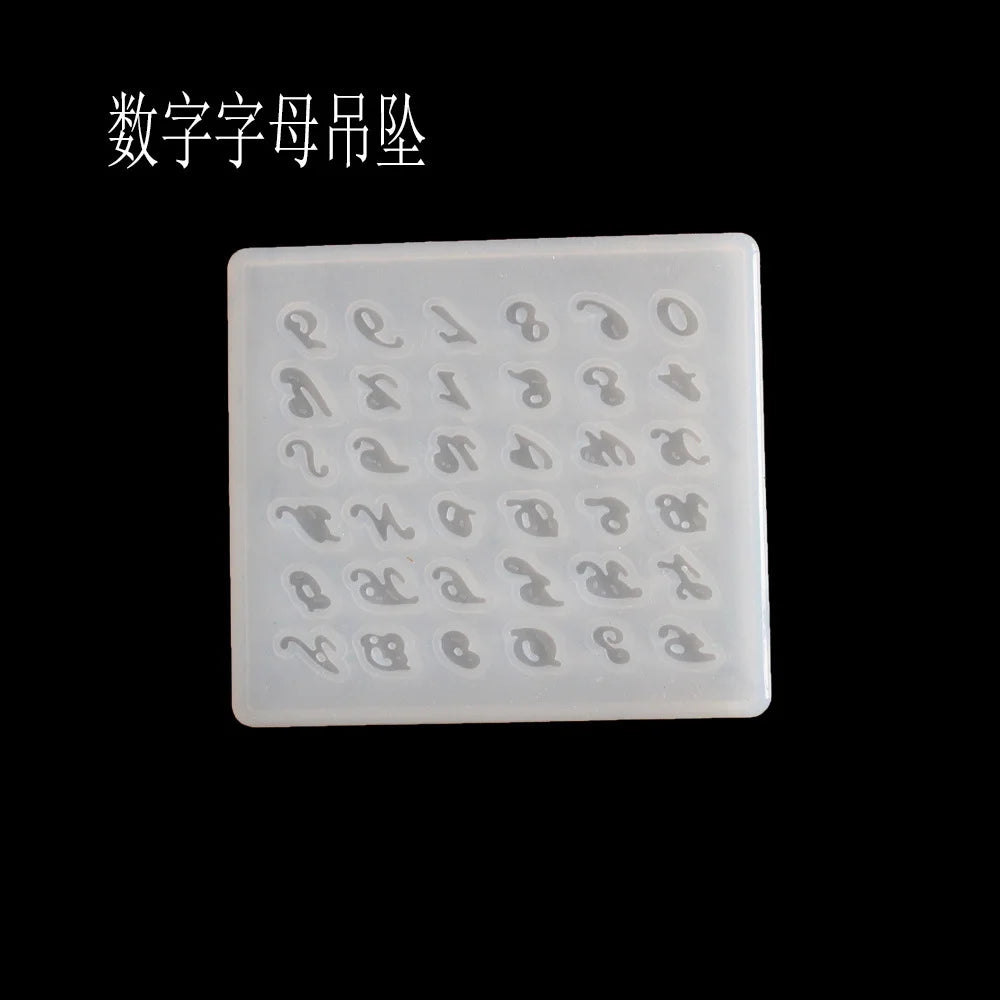 1PC Transparent Manual Three Cubic Resin Molds Pendant DIY Silicone Mold Dried Flower Jewelry Tools Accessories