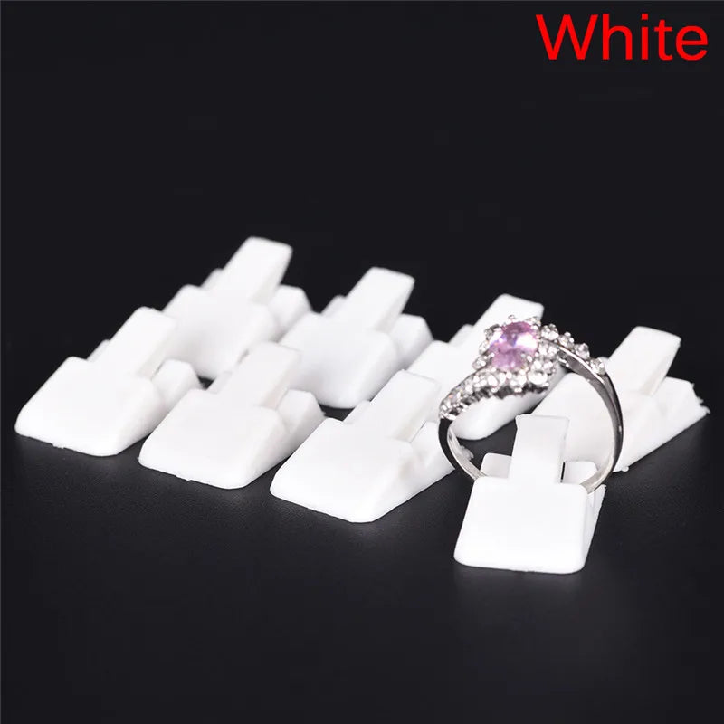 10pcs/Lot Ring Show Plastic Frosted Jewelry Displays Holder for Ring, Decoration Stand