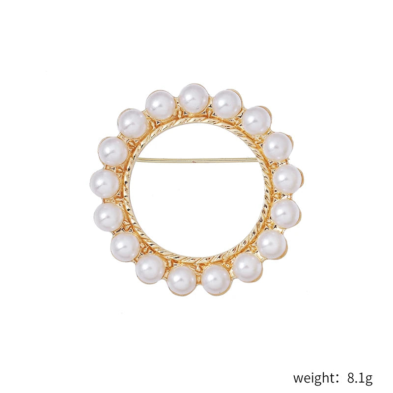 Factory Directly Crystal Diamante and Imitation Pearls Flower Jewelry Brooch Pins DIY Wedding Bouquets Брошь Декор