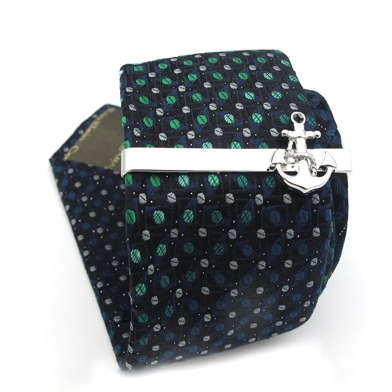 Men's Tie Clips 29 Designs Option Novel Superheroes Style Anchor Design Tie Pins