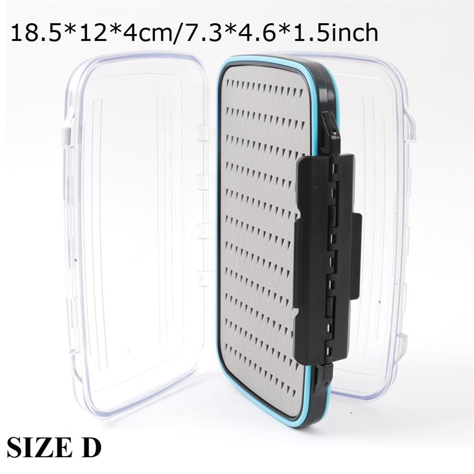 Maximumcatch Fly Box Waterproof Slit Foam High Density 4 Size Fly Fishing Tackle Box