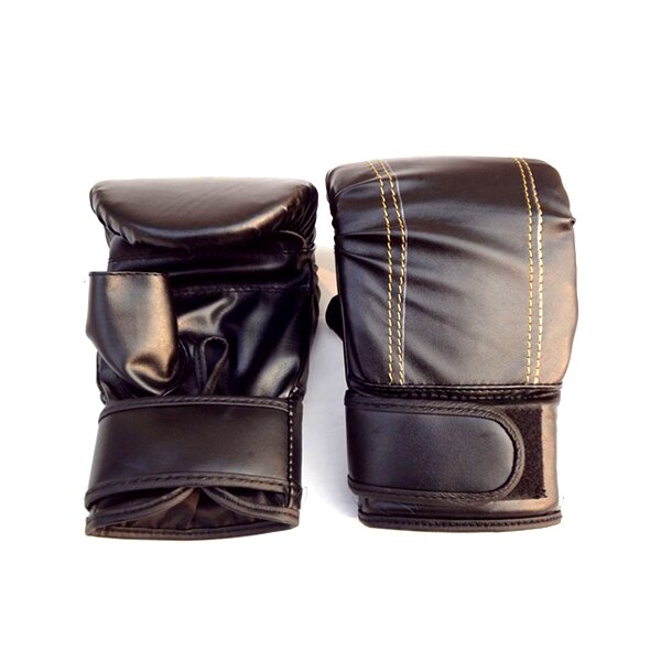 Adult Sanda Gloves Pu Skid-Proof Exposure Finger Boxing Sandbag Gloves Taekwondo