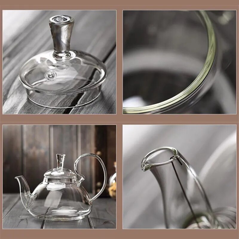 High Borosilicate Heat-Resistant Glass Teapot Chinese Glass Teapots Household Hi
