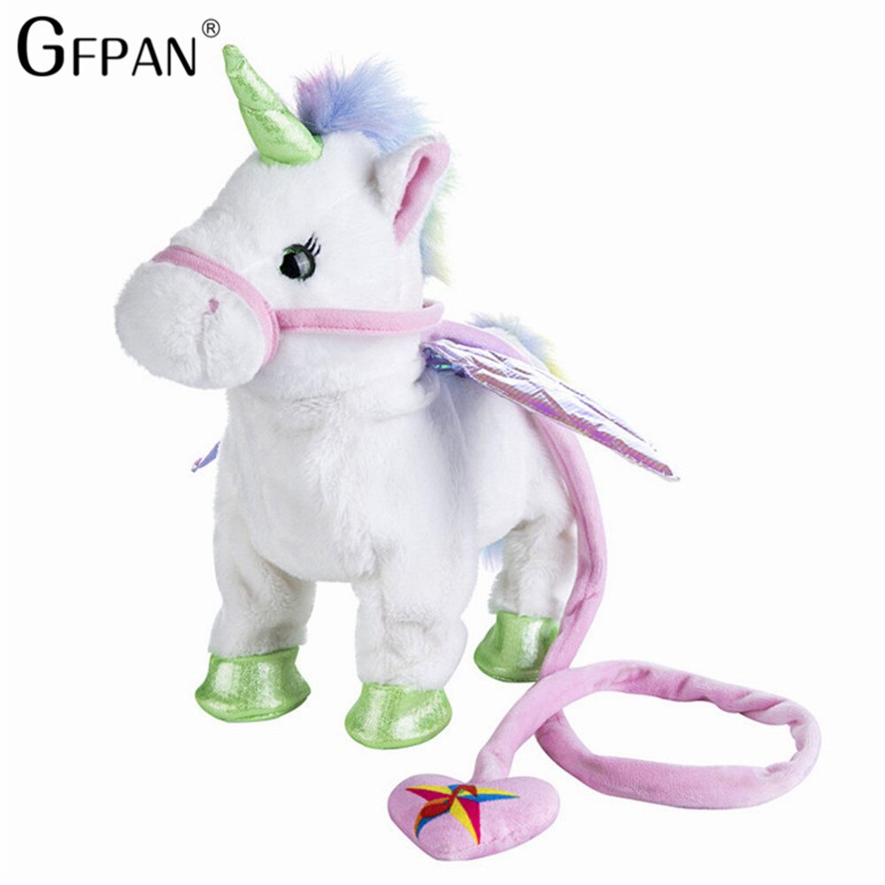 2020 1pc Electric Walking Unicorn Plush Toy