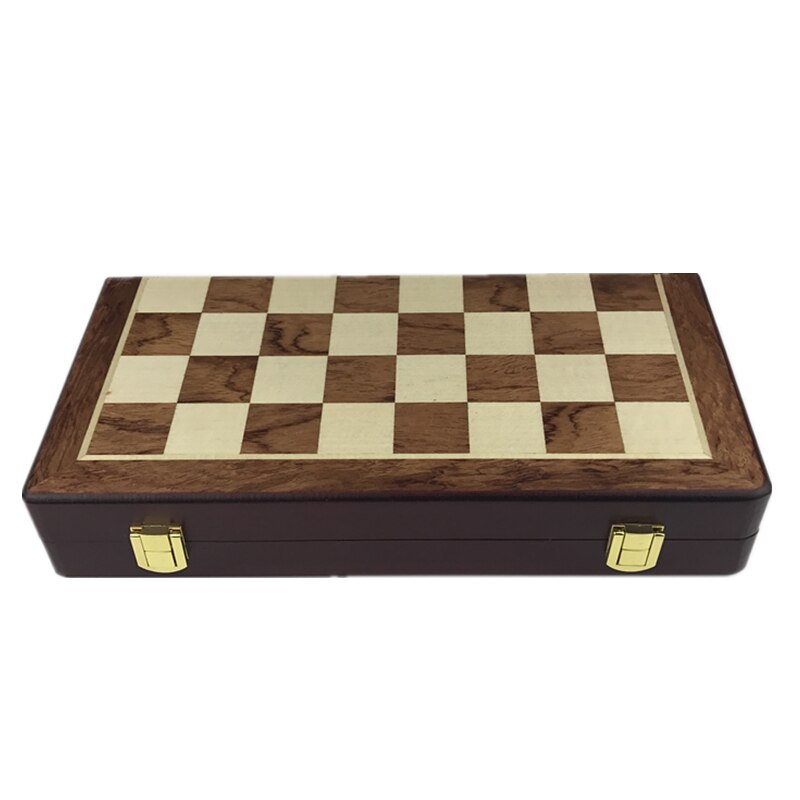 Classic Zinc Alloy Chess Pieces Wooden Chessboard Chess Game Set With King Height 6.7cm Outdoor Game High Quality Chess Yernea