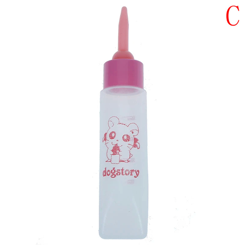 1pcs Pet Milk Bottle 30ml Silicone Nipple Small Animal Feeding Hamster Cat Dogs Puppy