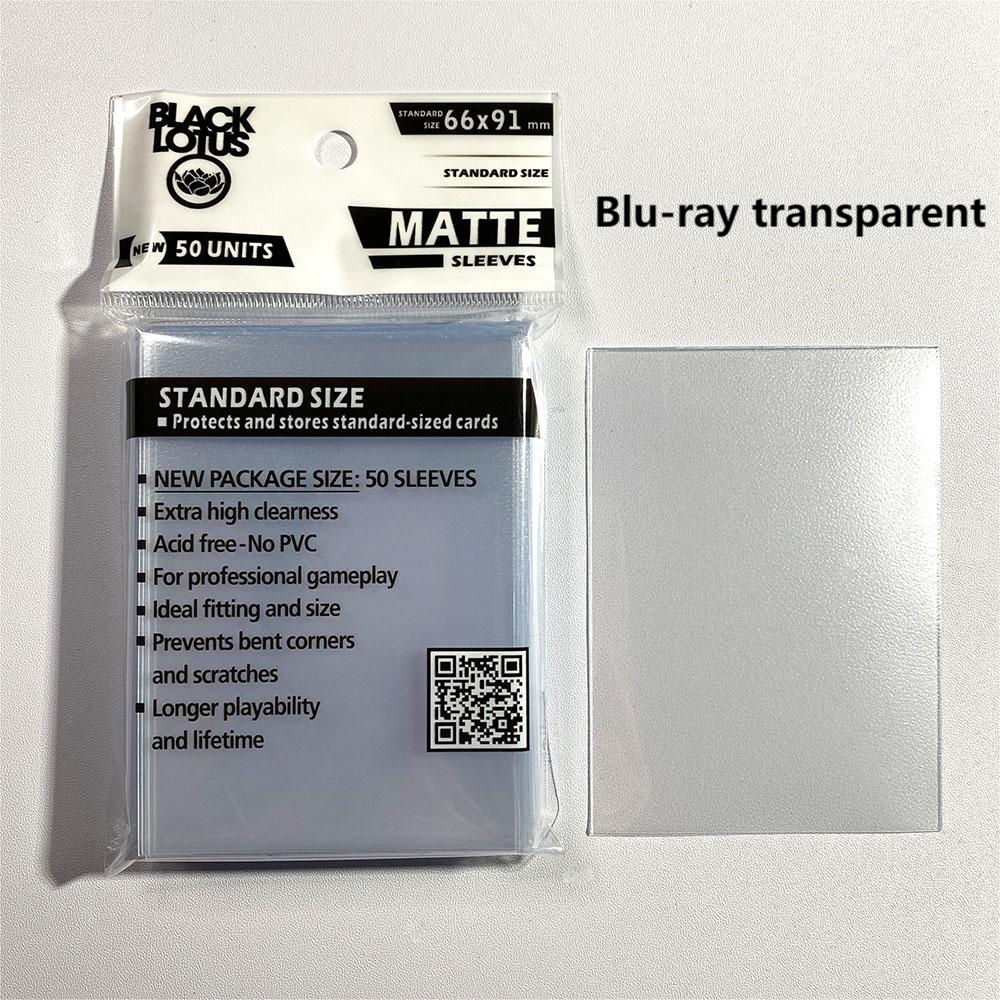 100PCS Matte Ultimate Outer Colorful Standard Size Card Sleeves Trading Cards Protector Shield Magical Card Cover PKM 66x91MM