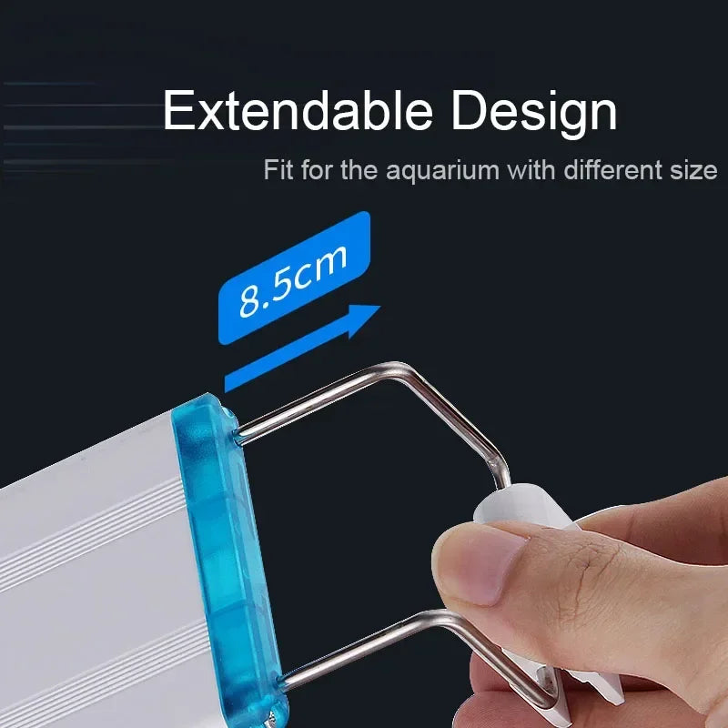 18-75cm Super Slim LEDs Aquarium Lighting Aquatic Plant Light Extensible Waterproof Clip on Lamp for Fish Tank 90-260v