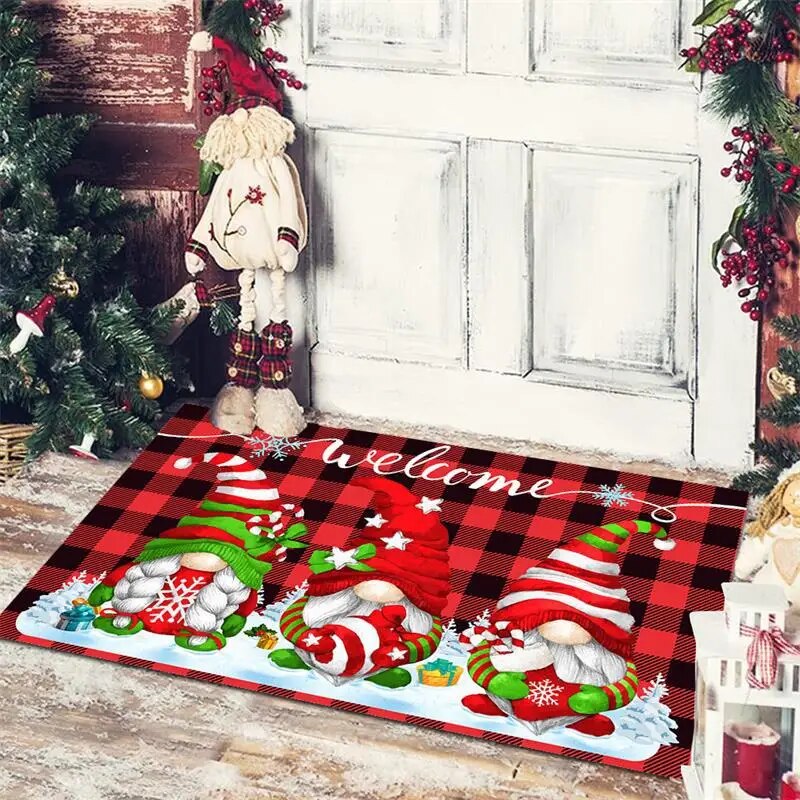 Waterproof Christmas Dining Tablecloth / Xmas Dining Chair Covers Christma