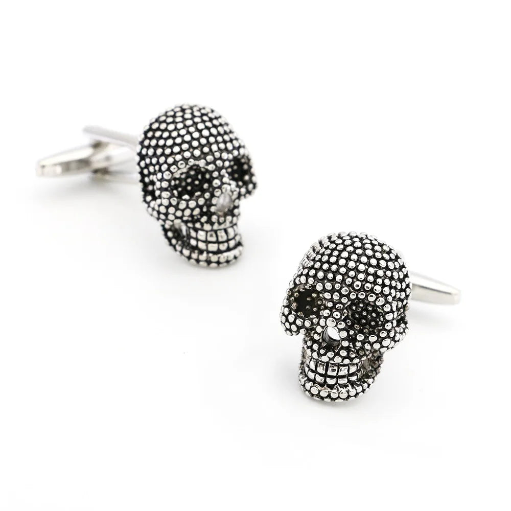 Skull Cufflinks 28 Vintage Skeleton Designs Men's Designer Cuff Links