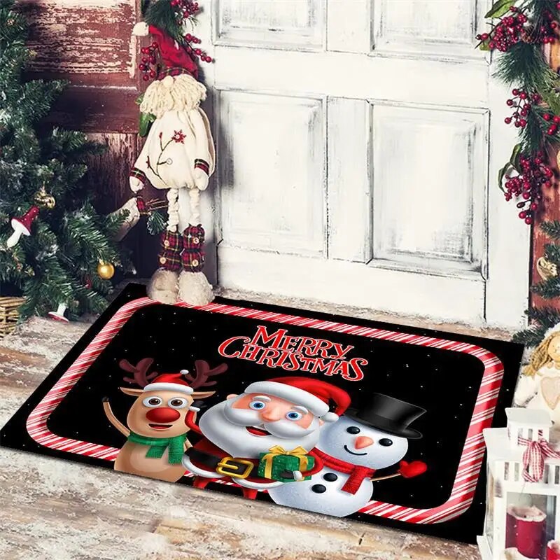 Waterproof Christmas Dining Tablecloth / Xmas Dining Chair Covers Christma