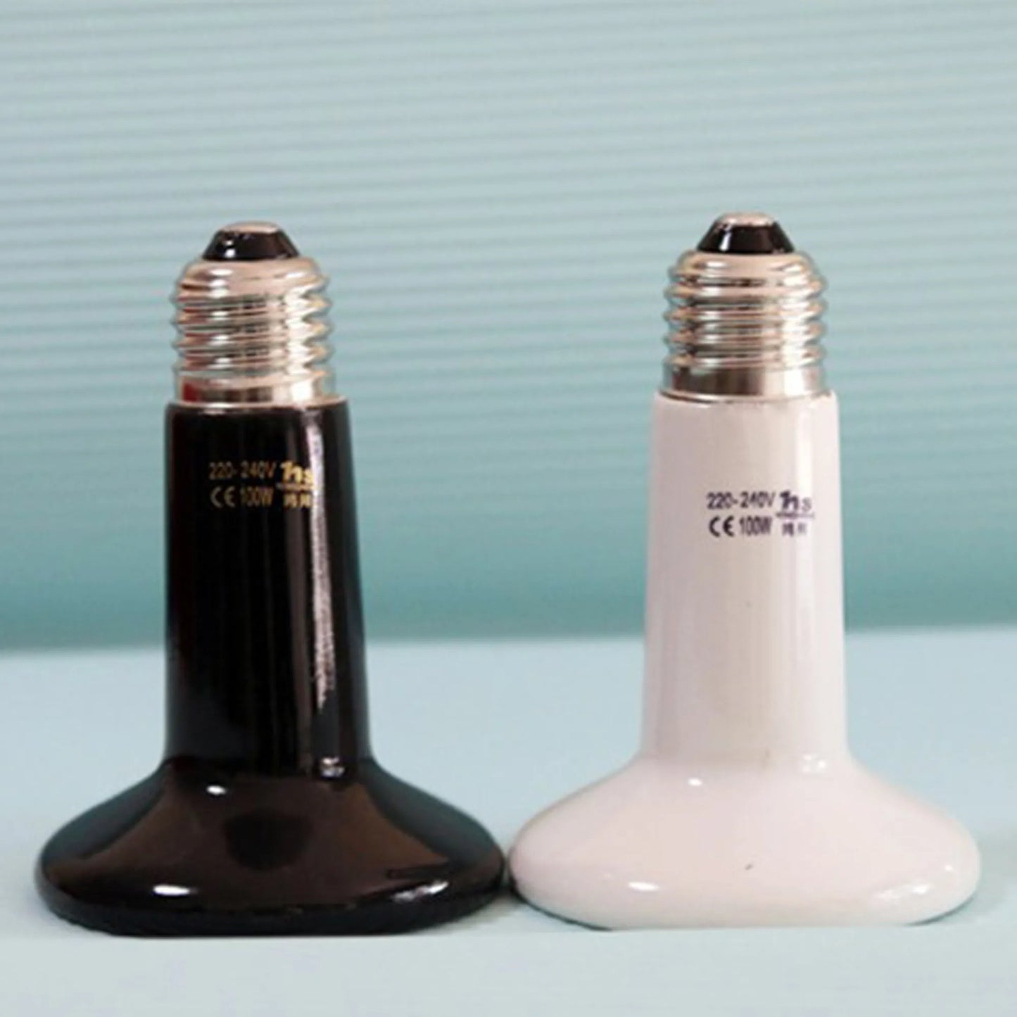 Pet Reptile Far Infrared Ceramic Heating Lamp 110v/220v Heat Emitter Light Bulb 25W 50W 75W 100W 150W 200W Animal Hatch Heating