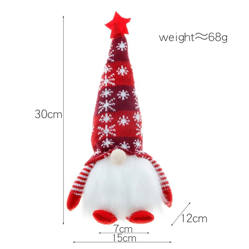 Christmas Gnomes Elf Doll Christmas Home Decoration Christmas Tree Decoration Natal Navidad Plush Toys Happy New Year 2023