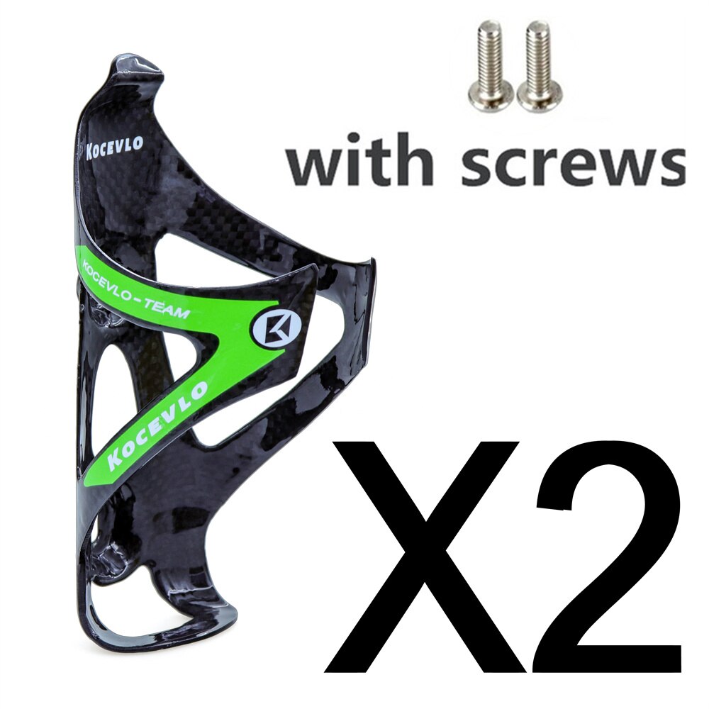 KOCEVLO Full Carbon Fiber Bicycle Ultralig Water Bottle Cage MTB Road Bike Bottle Holder Ultra Light Cycle Equipment Matte/Light