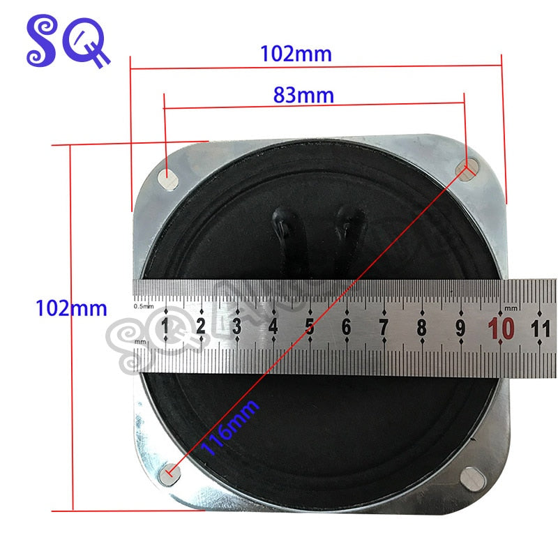 2pcs/Lot 4 Inch Silver Dynamic loudSpeaker Protective Grille Circle and Protective Black Iron Mesh DIY Decorative Arcade Cabinet