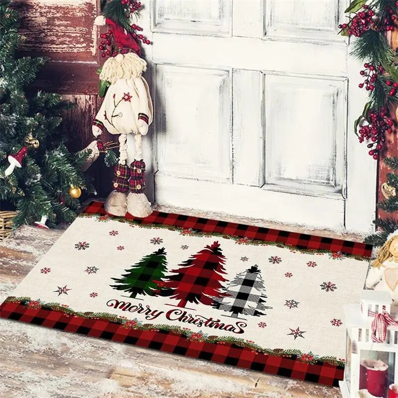 Waterproof Christmas Dining Tablecloth / Xmas Dining Chair Covers Christma