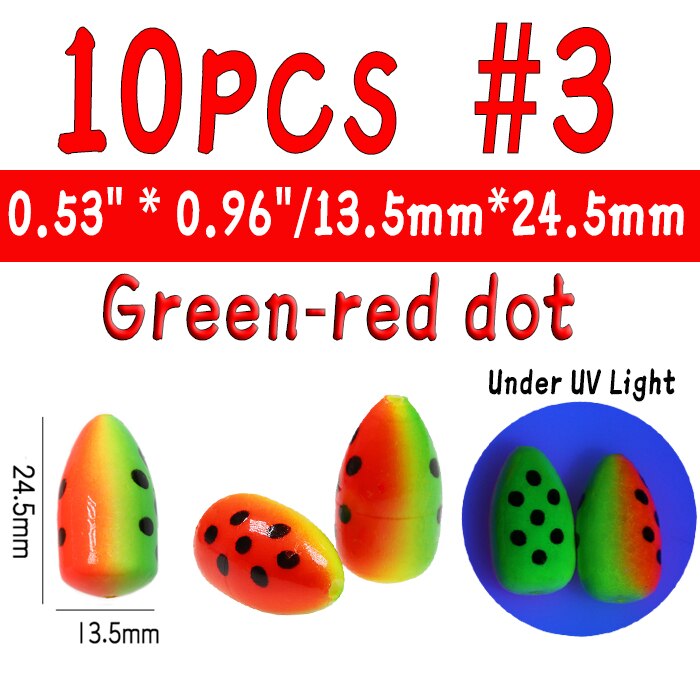 JIGEECARP 10pcs Catfish Fishing Rig Float Buoyancy Inline Bobber Float Saltwater Fishing Floats Accessories Snappers Rigs