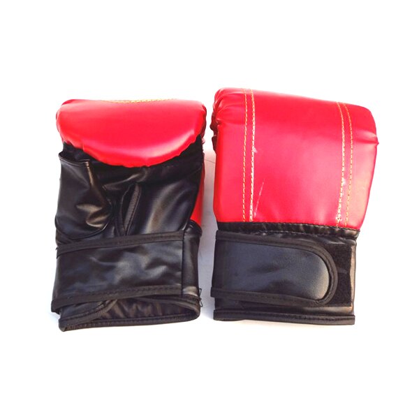 Adult Sanda Gloves Pu Skid-Proof Exposure Finger Boxing Sandbag Gloves Taekwondo