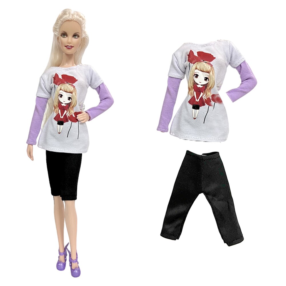 NK 1x Doll Ballet Dress for Barbie Doll Fashion Party Skirt Dollhouse Dancing Clothes for 1/6 BJD FR Doll Accessories Toys JJ