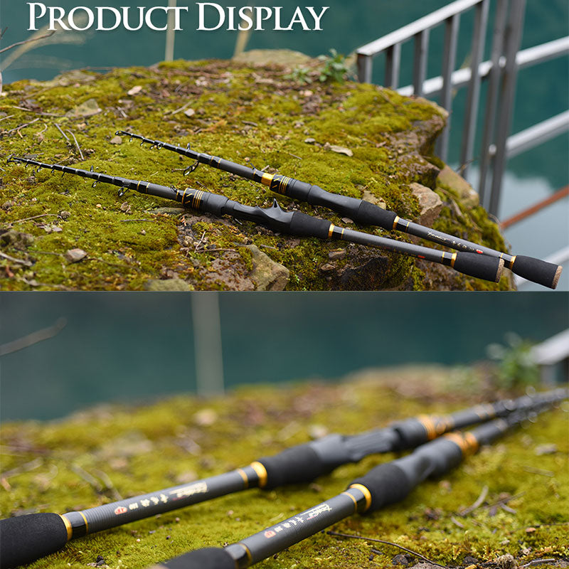 LINNHUE Fishing Rod Combo Baitcasting Reel Rod Set Fishing Reel 8KG Max Drag Freshwater Saltwater Carp Fishing Reels for Pesca