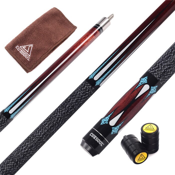 CUESOUL Pool Cue Stick With 11.5mm/12.75mm Cue Tip Come With Cue Joint/Shaft Protector