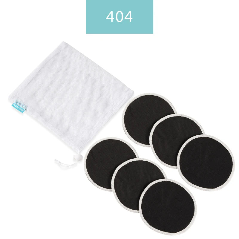 HappyFlute Super Absorbency Bamboo Nursing Pads Mum Use With Laundry Bag Waterproof Washable Feeding Pad Reusable Breast Pads
