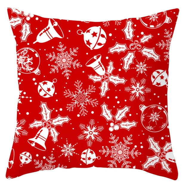 45x45cm Santa Claus Christmas Pillowcase Merry Christmas Decor for Home Christmas Ornament Xmas