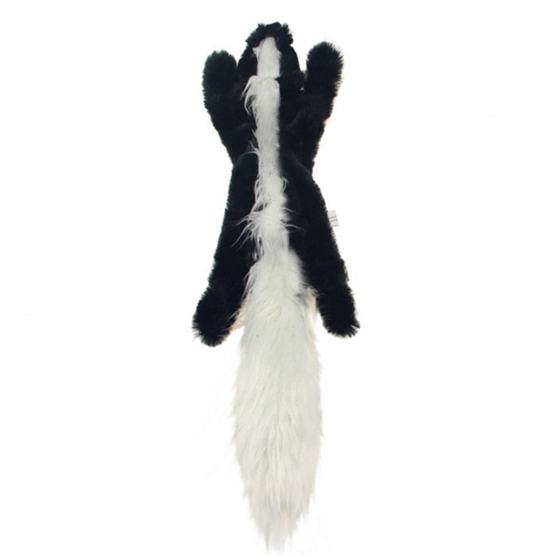 2023 New Cute Plush Toys Squeak Pet Wolf Rabbit Animal Plush Toy Dog Chew Squeaky Whistling Involved Squirrel Dog Toys