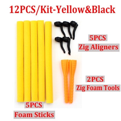12PCS Carp Fishing Accessories for Zig Rig Zig Aligna Kit Foam Hook Line Aligners Tool Pop Up Fishing Terminal Tackle