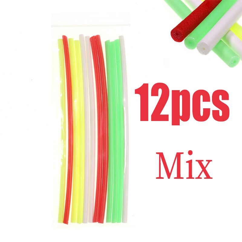 12pcs/Pack 4mm High Density Cylinder Foam With Center Hole for Fishing Float Making Fly Tying Rig Making DIY Etc..