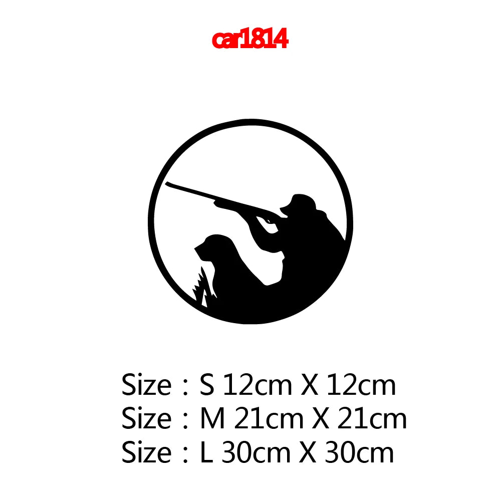 Hunter Car Stickers Hunting Adventure Decal for Auto Body Cars Head Engine Cover Windows Decoration Wrap Vinyl