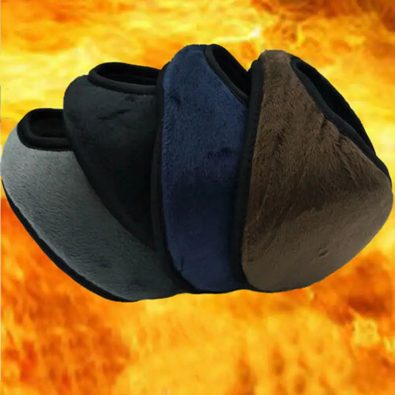 Cotton Earmuffs Soft Thicken HeadBand Plush Ear Cover Muff Protector Earflap for Men Women Girls Ear Winter Warmer