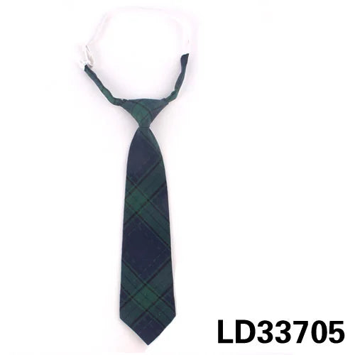 Fashion Women Neck Tie for Christmas Cotton Boys Girls Ties Slim Plaid Necktie for Casual Novelty Tie Rubber Neckties