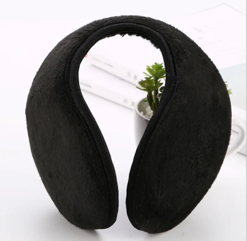 Cotton Earmuffs Soft Thicken HeadBand Plush Ear Cover Muff Protector Earflap for Men Women Girls Ear Winter Warmer