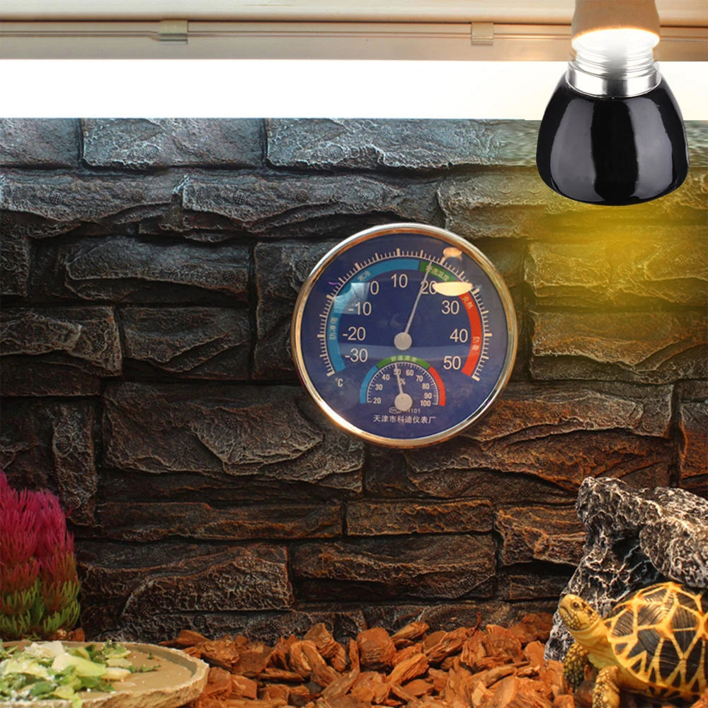 E27 Pet Heating Lamp Mini Infrared Ceramic Emitter Heat Bulb Pets Turtle Heating Light Box Warmer Light Bulbs 25/50/75/100w