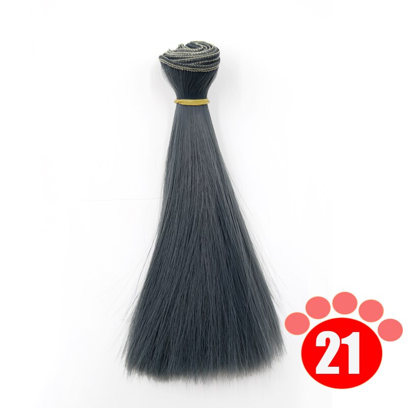 Msiredoll Bjd Wig 15*100CM or 20*100CM or 25*100CM Doll Hair for 1/3 1/4 1/6 Straight Hair Doll Hair Bjd Wig Diy