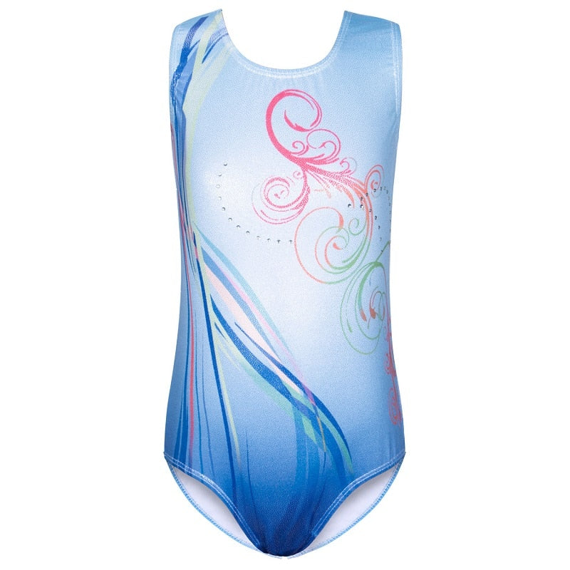BAOHULU 3-12y Kids Girls Leotards for Gymnastics Sleeveless Novelty Ballet