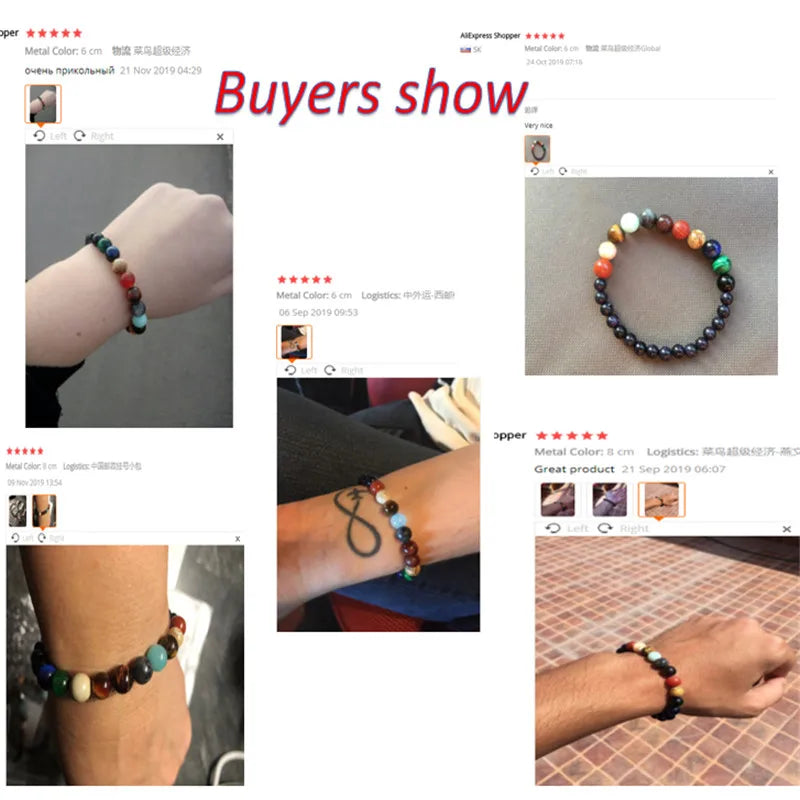 2023 Eight Planets Bead Bracelet Men Natural Stone Universe Yoga Solar Chakra Bracelet for Women Men Jewelry